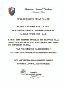 CONFERENZA DEL 10 NOVEMBRE