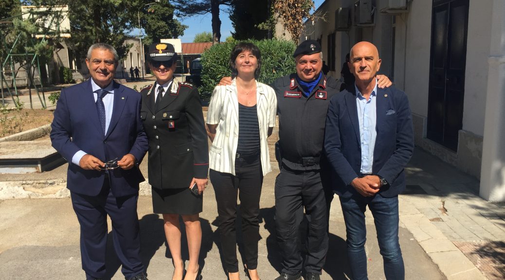 Riccardo Guglielmi - Capitano Angela Cespites - Dott.ssa Sara Lanotte - Magg. Medico Nicola Pansini - Prof. Francesco Fischetti