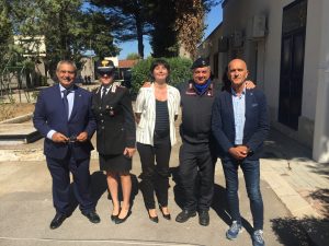 Riccardo Guglielmi - Capitano Angela Cespites - Dott.ssa Sara Lanotte - Magg. Medico Nicola Pansini - Prof. Francesco Fischetti 