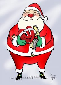 babbo natale di AMA Cuore